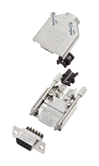 L17DTPK-M-09+L77DE09SST D SUB CONNECTOR, RCPT, 9POS, SCREW AMPHENOL ICC