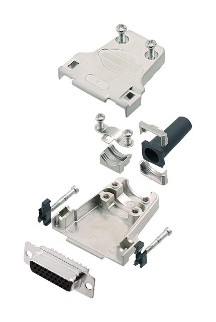 L17DTZF15-RG+L77HDA26S HD-D SUB CONNECTOR, RCPT, 26POS, SOLDER AMPHENOL ICC