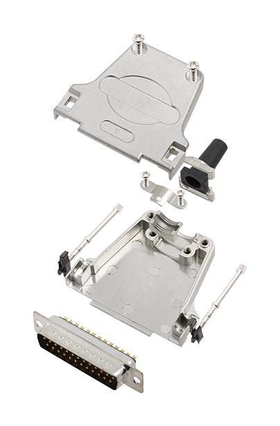 L17DTZF25-LJS-RG+L717SDB25P D SUB CONNECTOR, PLUG, 25POS, SOLDER AMPHENOL ICC