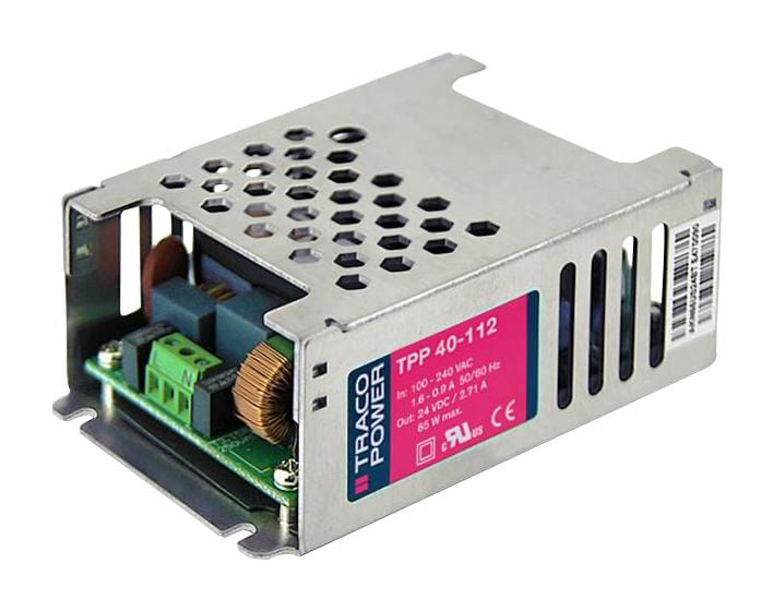TRACO POWER Enclosed - Single Output TPP40-221 POWER SUPPLY, AC-DC, 2 O/P, 40W TRACO POWER 2929661 TPP40-221