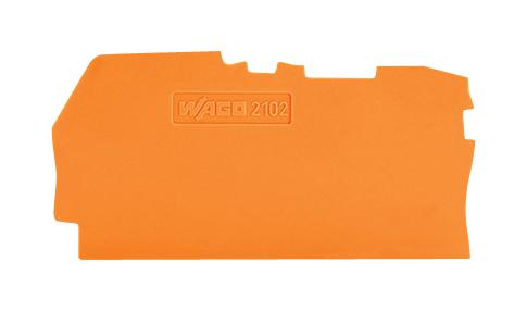 2102-1292 END & INTERMEDIATE PLATE, TERMINAL BLOCK WAGO