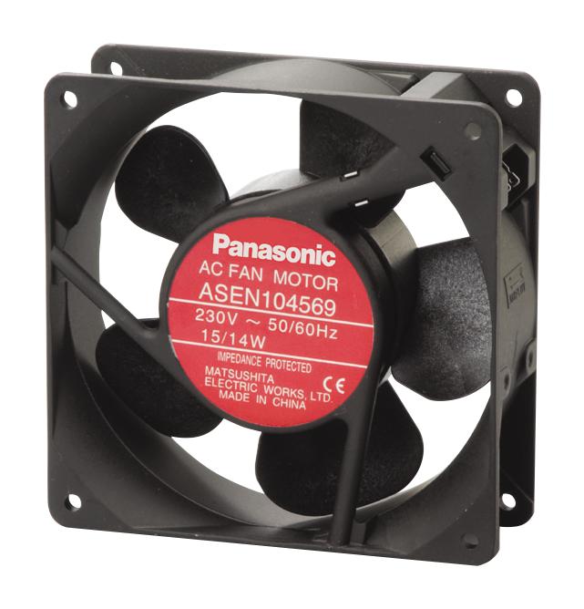 ASEN104529 AXIAL FAN, 120MM, 115VAC, 88.3CFM, 37DBA PANASONIC