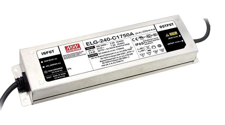 ELG-240-48A-3Y LED DRIVER PSU, AC-DC, 48V, 5A MEAN WELL