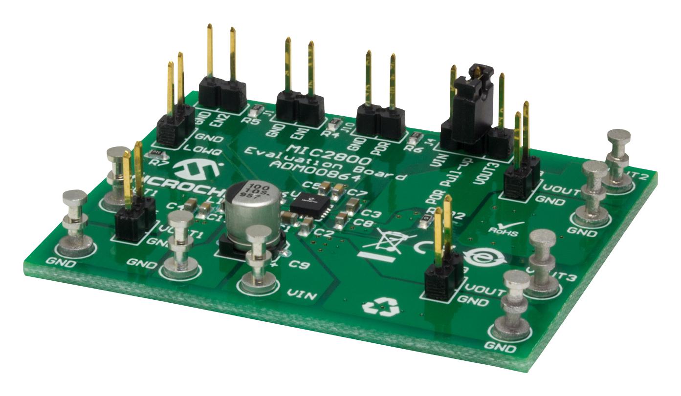 ADM00864 EVAL BOARD, DC/DC CONVERTER W/LDO MICROCHIP