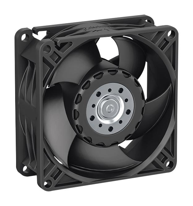 8314NHH AXIAL FAN, 80MM, 24VDC, 56CFM, 48DBA EBM-PAPST
