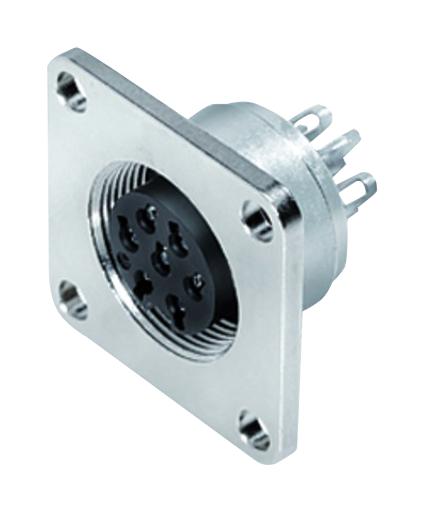 09-0104-300-02 CIRCULAR CONNECTOR, RCPT, 2POS, FLANGE BINDER