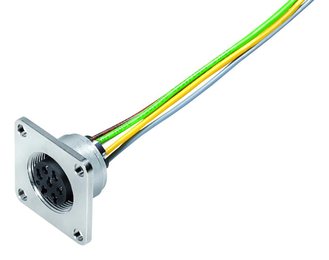 09-0128-320-07 CIRCULAR CONNECTOR, RCPT, 7POS, FLANGE BINDER