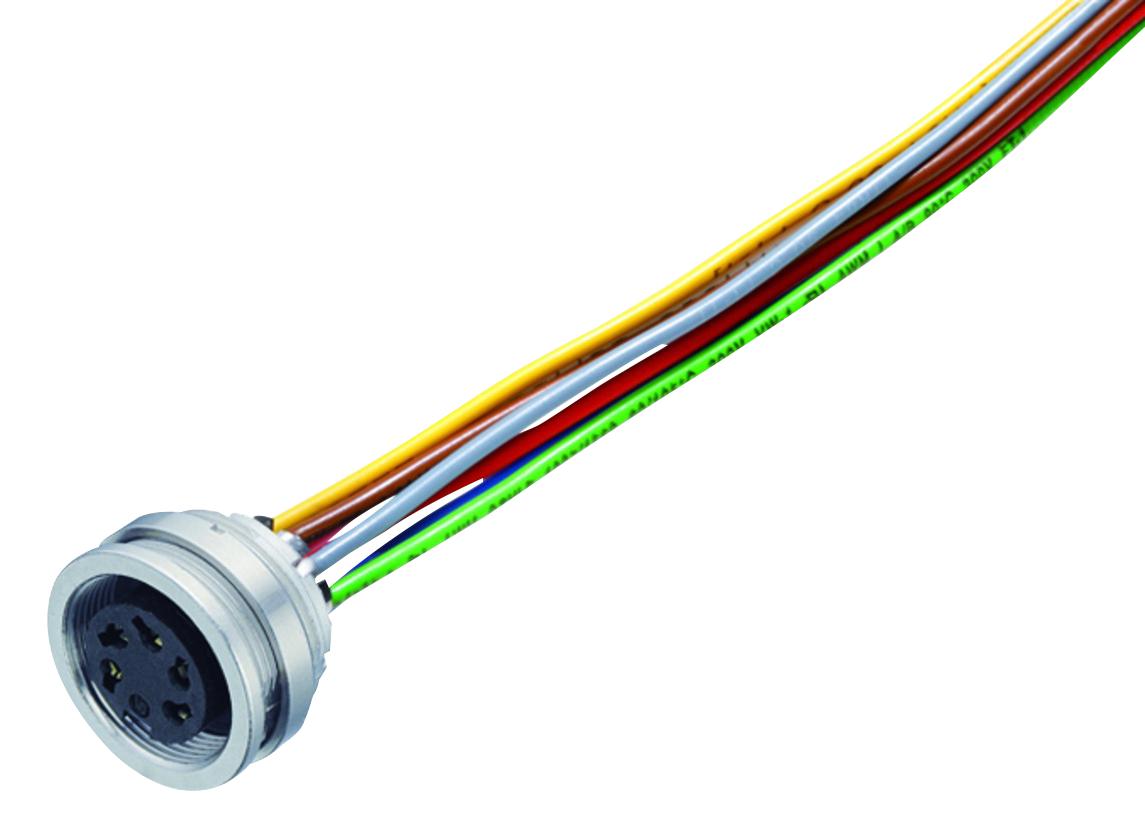 09-0128-702-07 CIRCULAR CONNECTOR, RCPT, 7POS, PANEL BINDER