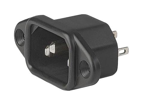 6162.0159 POWER ENTRY CONN, PLUG, 10A, PANEL SCHURTER