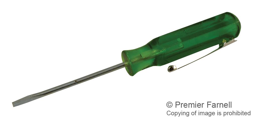 R3322 SLOTTED SCREWDRIVER, 2.38MM X 108MM WELLER XCELITE