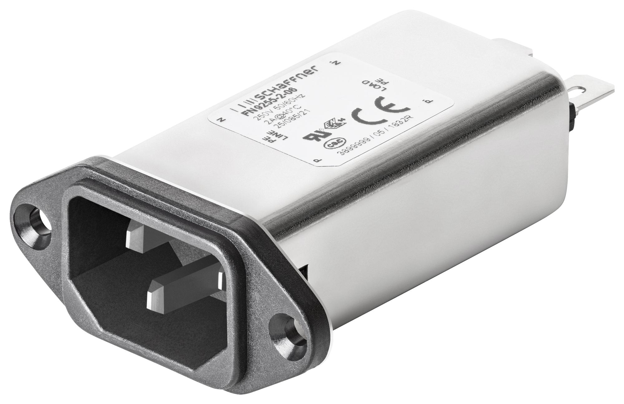 FN9255-4-06 POWER LINE FILTER, 2.1MH, 4A SCHAFFNER