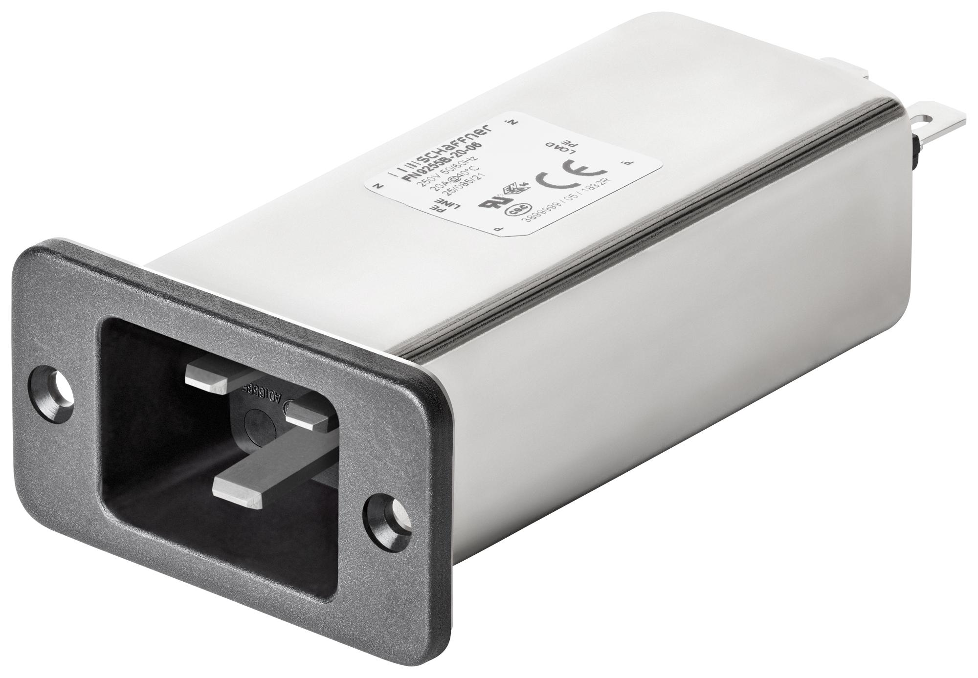 FN9255B-16-06 POWER LINE FILTER, 300UH, 16A SCHAFFNER