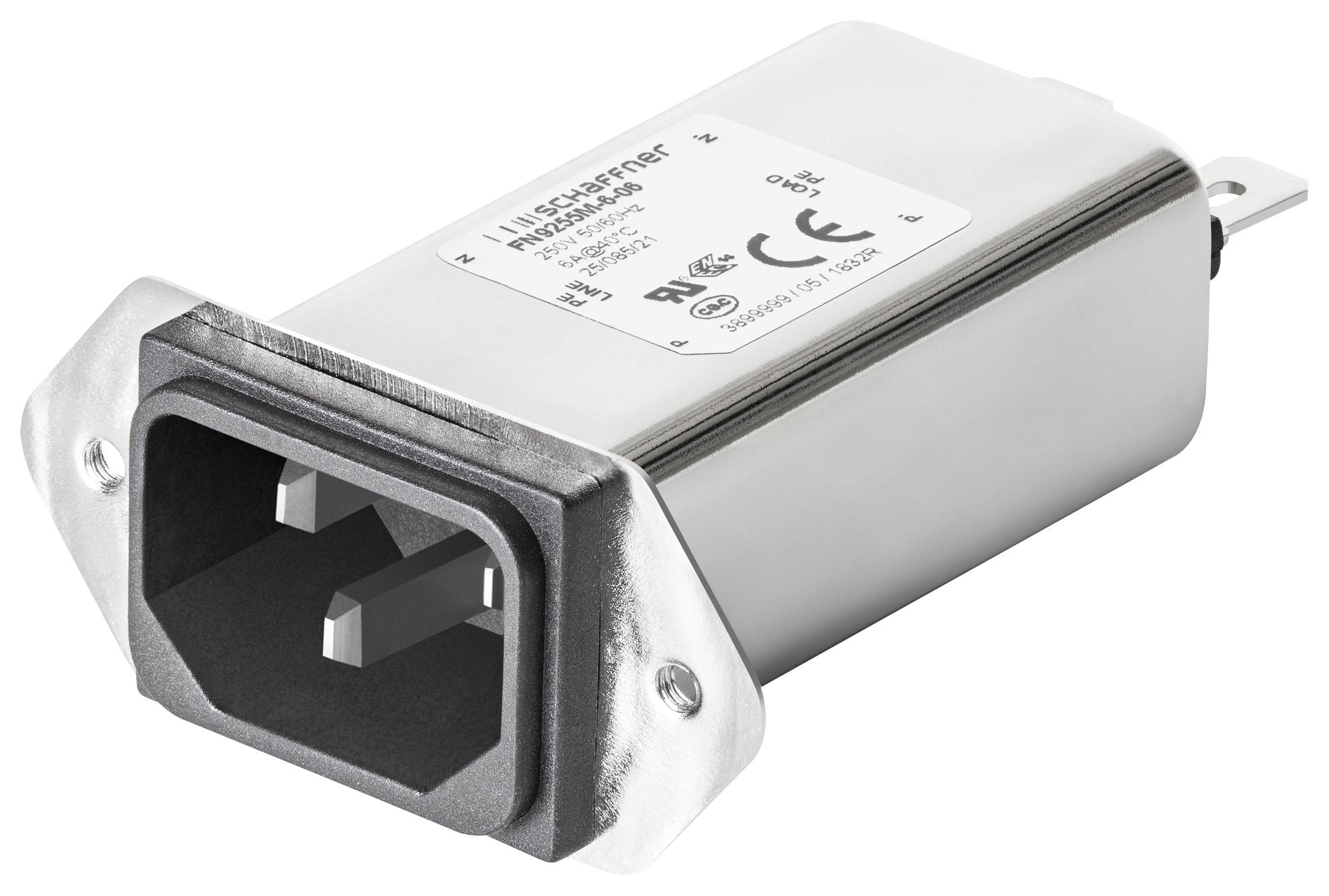 FN9255MB-4-06 POWER LINE FILTER, 2.1MH, 4A SCHAFFNER