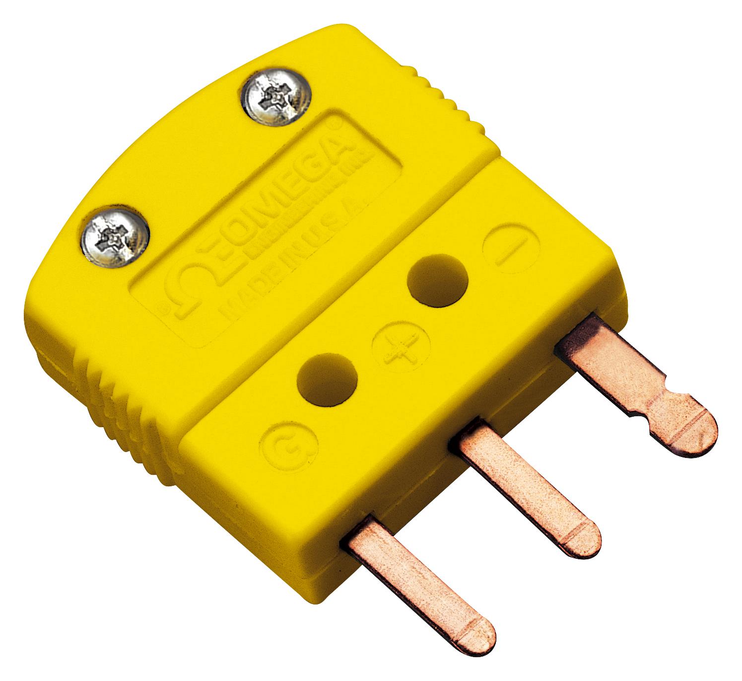 MTP-K-M THERMOCOUPLE CONNECTOR, K TYPE, PLUG OMEGA