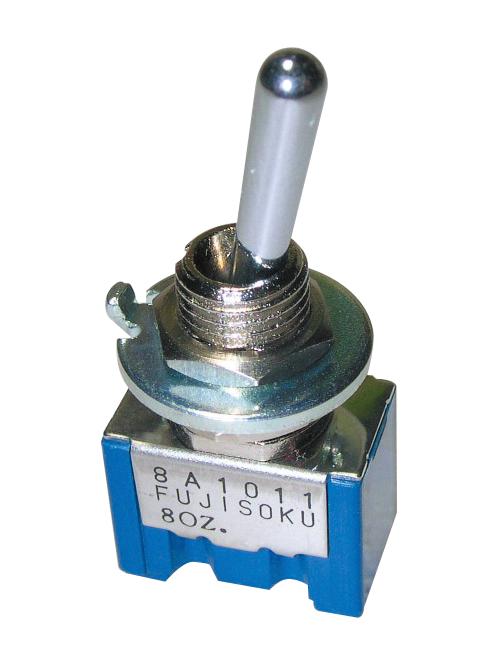 8A1011-Z TOGGLE SW, SPDT, 6A, 125V, PANEL NIDEC COPAL ELECTRONICS