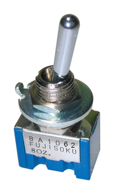 8A1062-Z TOGGLE SW, SPDT, 6A, 125V, PANEL NIDEC COPAL ELECTRONICS