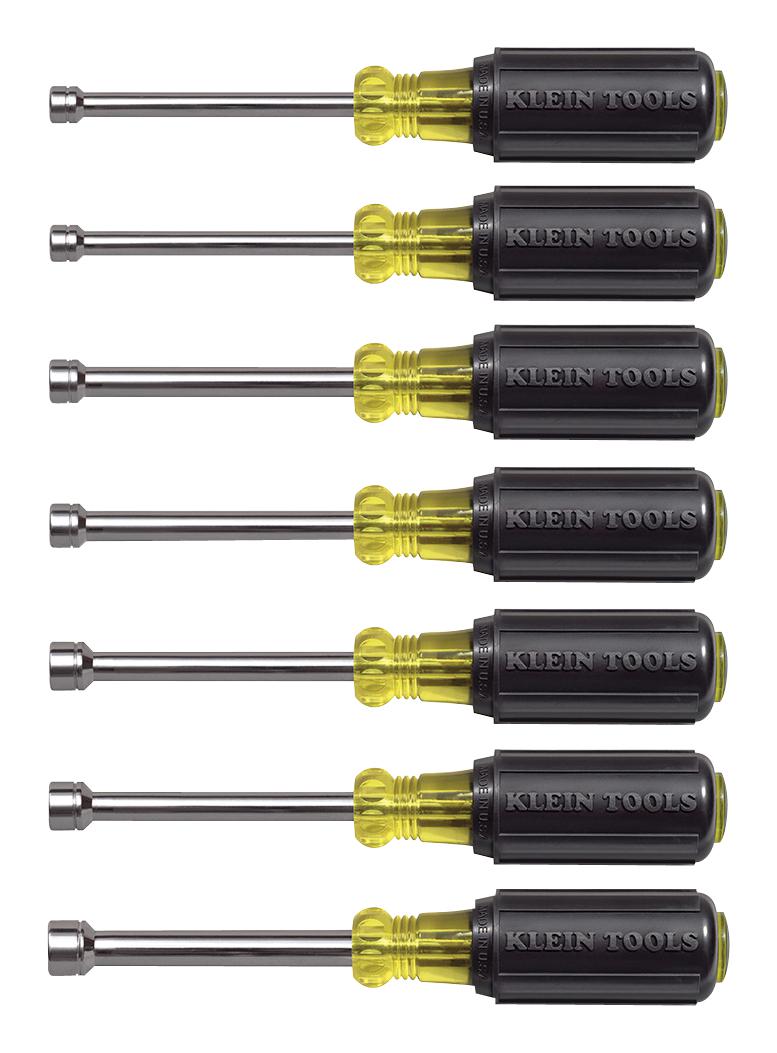 65160 HOLLOW-SHAFT NUT DRIVER SET, 7 PC KLEIN TOOLS