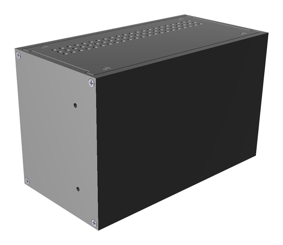 RM3U0804VBK RACK MOUNT CABINET, ALUM, BLACK HAMMOND