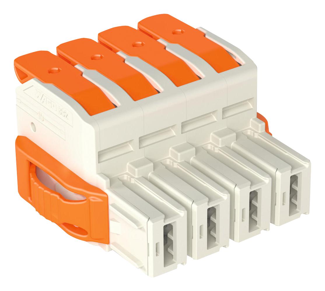 832-1103/037-000 TERMINAL BLOCK, PLUGGABLE, 3WAY, 4AWG WAGO