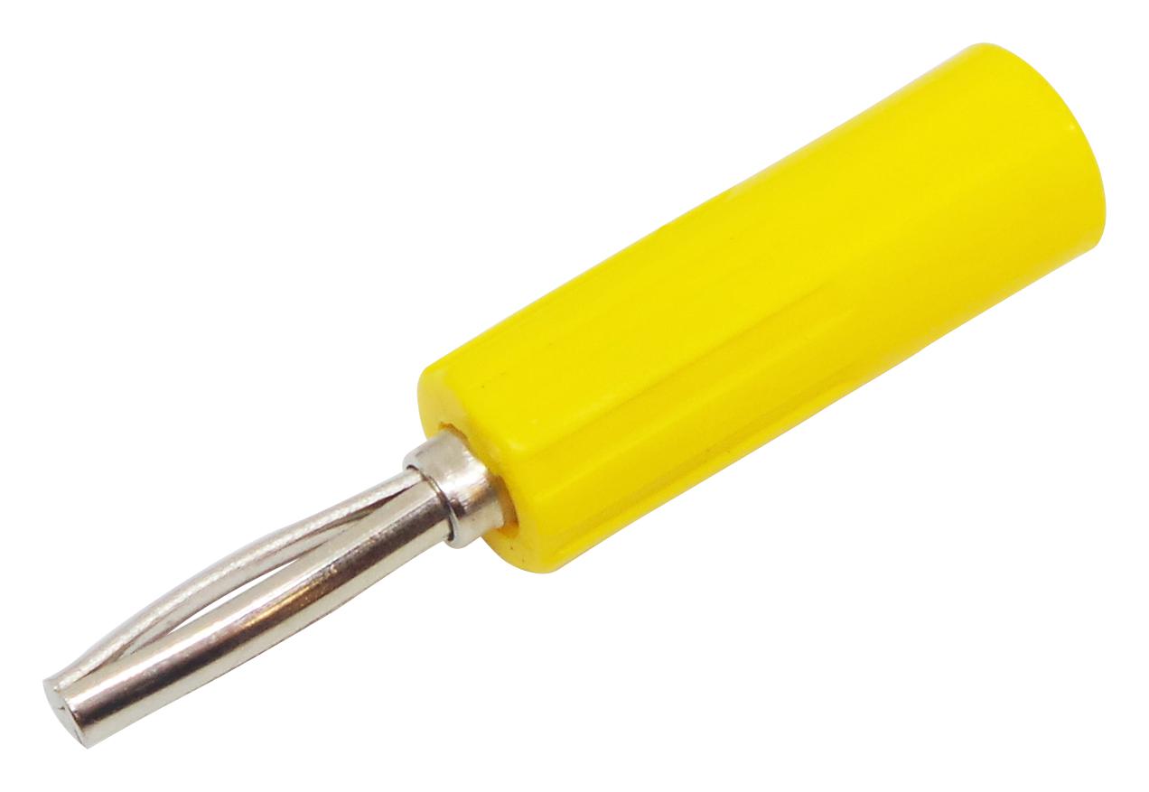 557-0700 CONN, BANANA, PLUG, 16A, SCREW, YEL DELTRON COMPONENTS