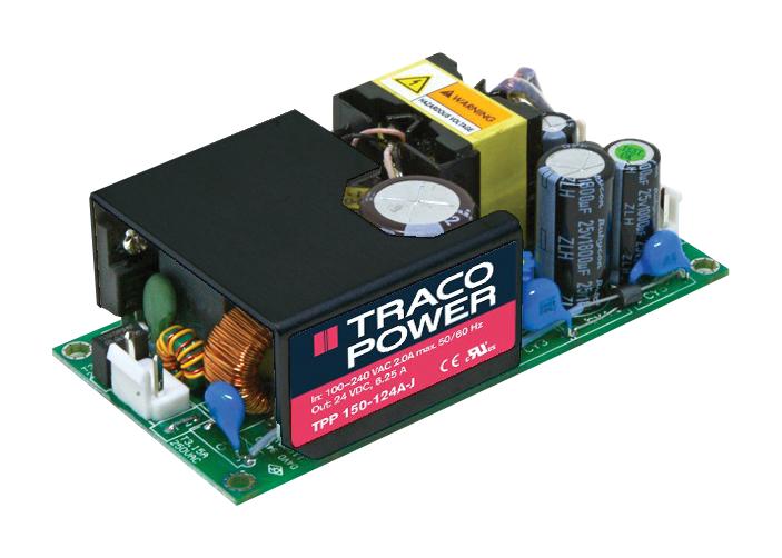 TPP 150-112A-J POWER SUPPLY, AC-DC, 12V, 8.34A TRACO POWER