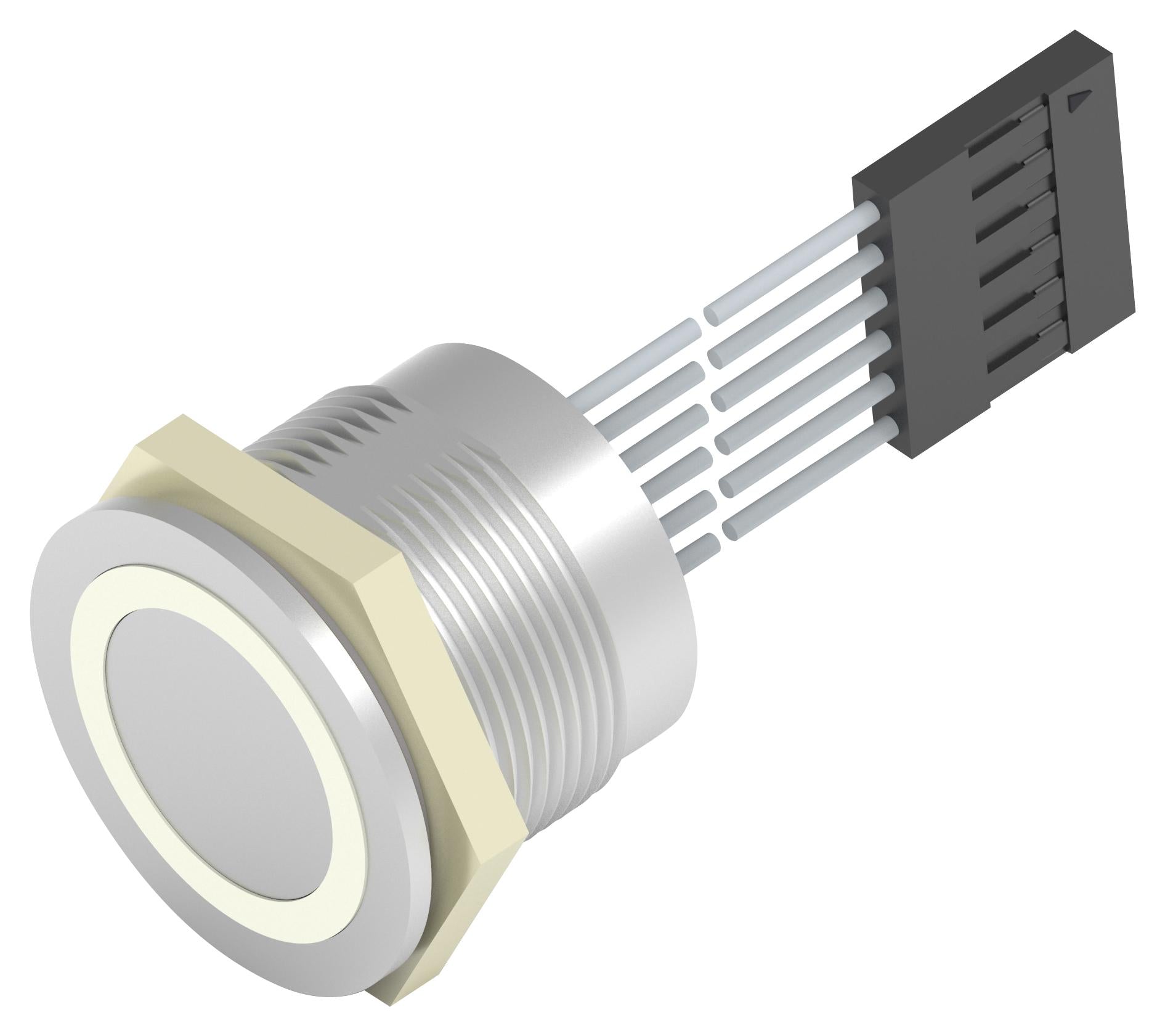AVP22MS16FE0DT5A04 VANDAL RESISTANT SW, SPST, 1A, 24V, PANL ALCOSWITCH - TE CONNECTIVITY