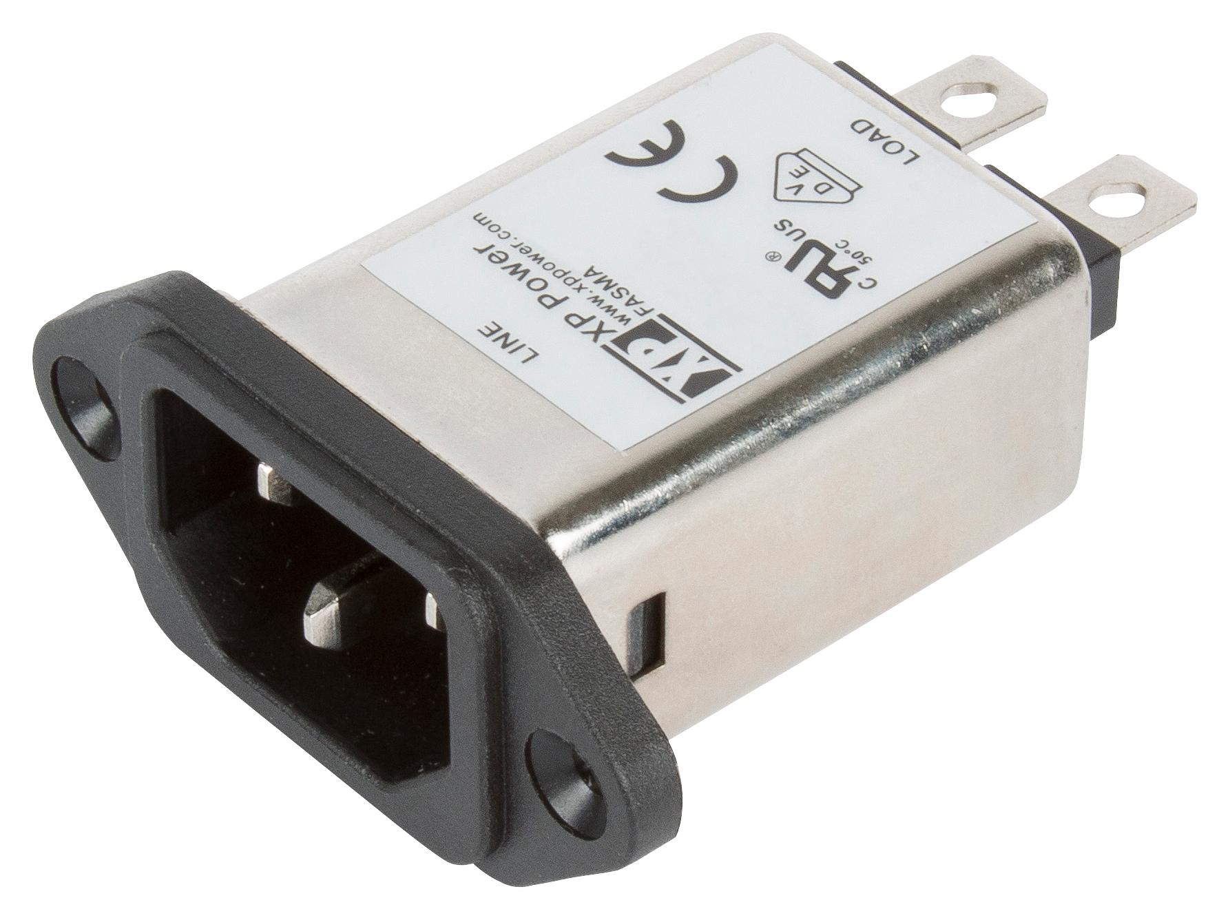 FASMA01SFR IEC FILTER, MEDICAL, 6.5MH, 1A, QC XP POWER