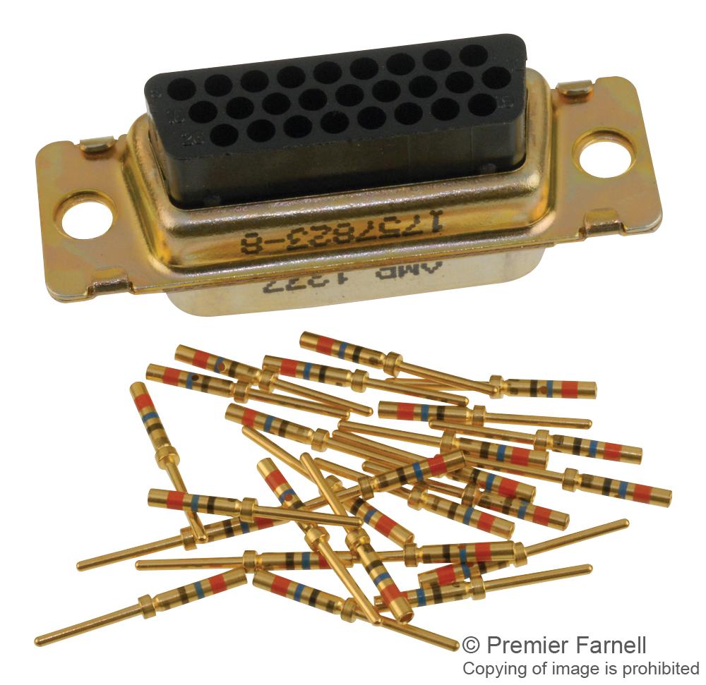 1757823-8 HD D SUB CONNECTOR, PLUG, 26POS, CRIMP AMP - TE CONNECTIVITY