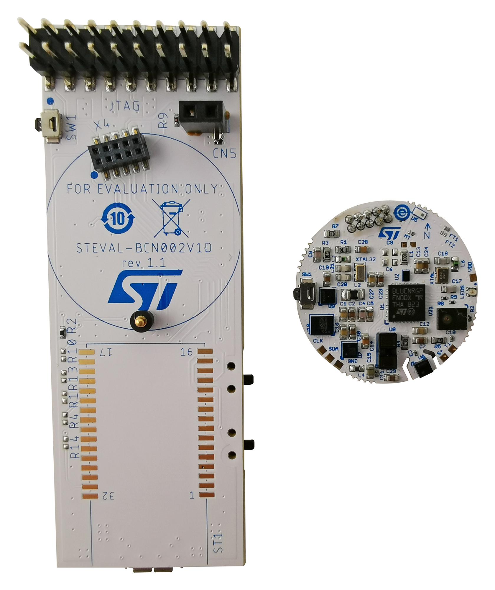 STEVAL-BCN002V1B DEV KIT, BLUETOOTH LOW ENERGY/SOC STMICROELECTRONICS