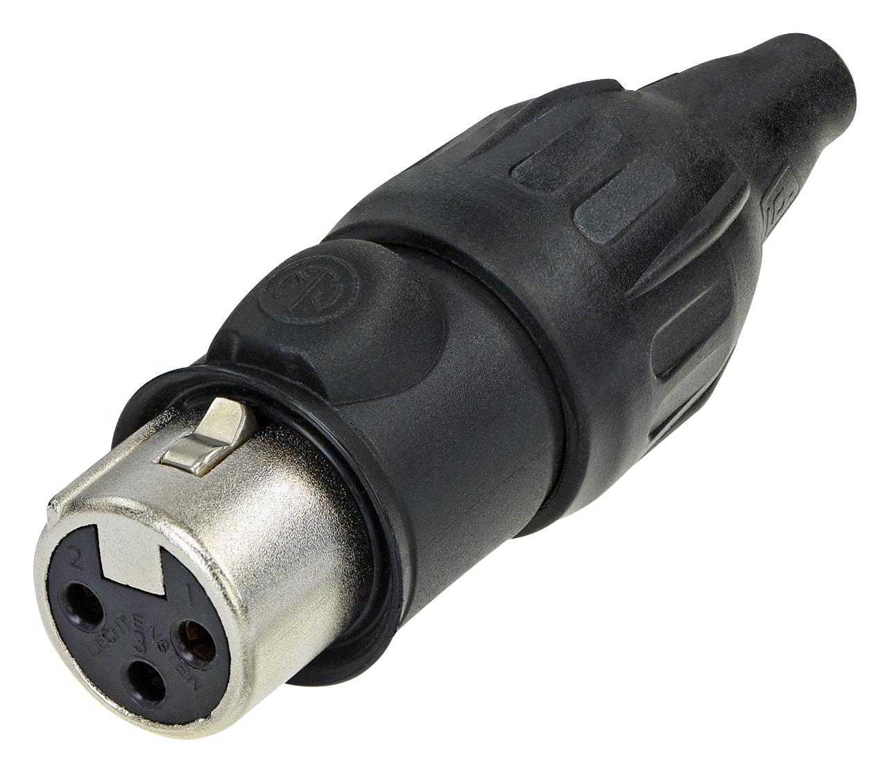 NC3FX-TOP CABLE CONNECTOR FEM 3POLE TOP NEUTRIK