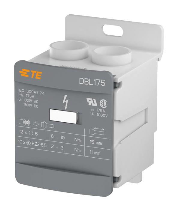 1SNL317510R0000 TB, POWER DISTRIBUTION, 1POLE, 00AWG ENTRELEC - TE CONNECTIVITY