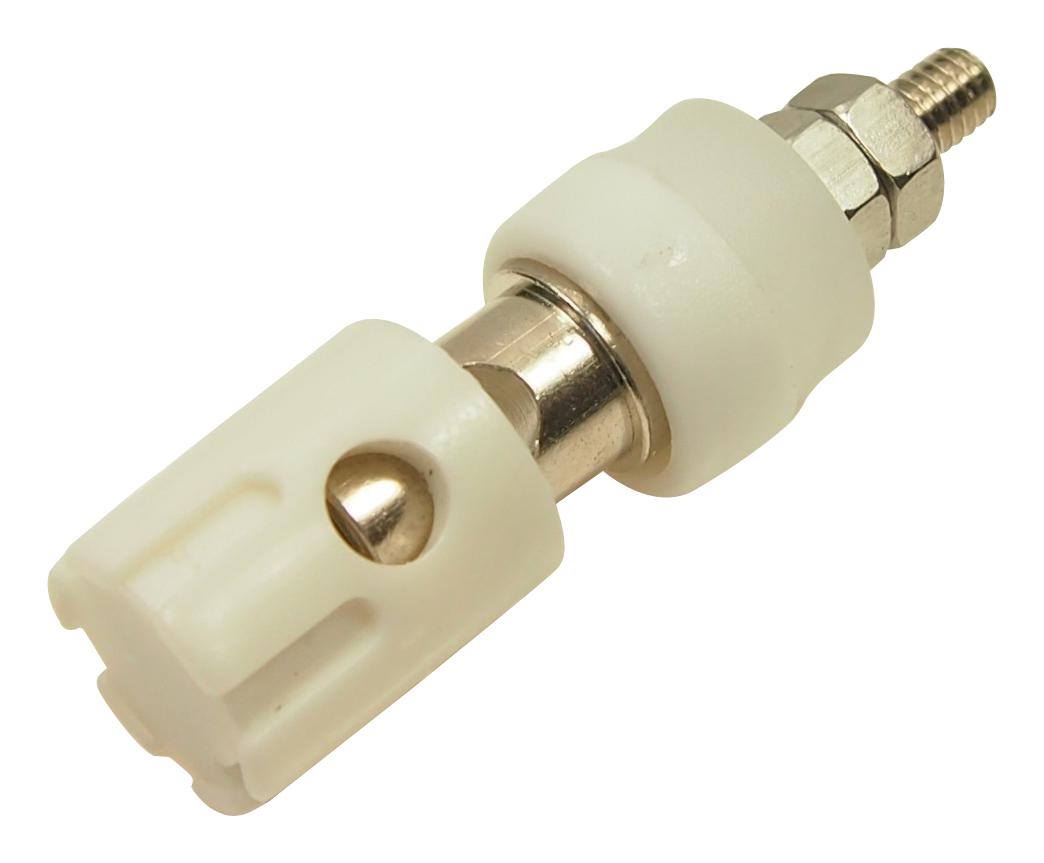 CL681564 BINDING POST, 15A, PANEL, WHT CLIFF ELECTRONIC COMPONENTS