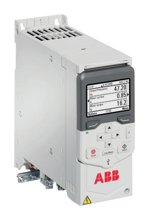 ACS480-04-026A-4 MOTOR DRIVE, 3-PH, 11KW, 380-480VAC ABB