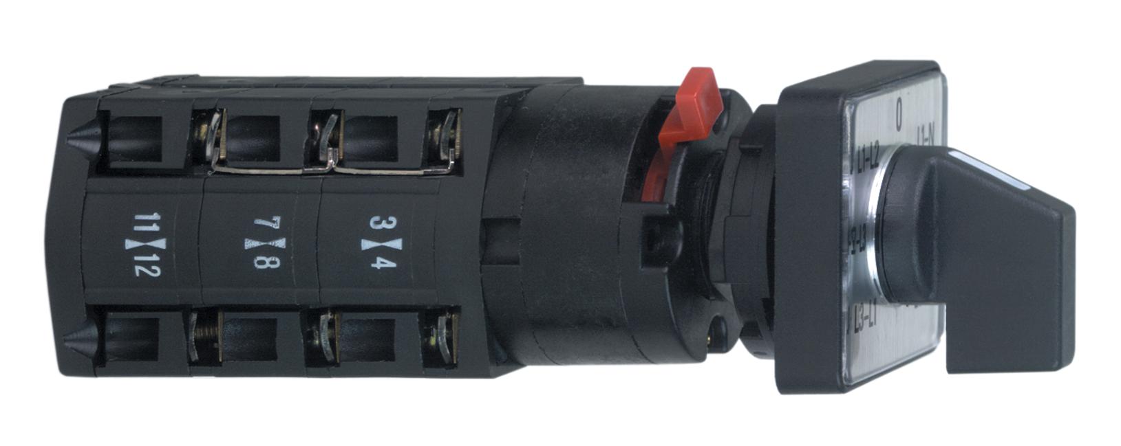 K10F027MCH ROTARY SWITCH, 10A, 400V, 45DEG SCHNEIDER ELECTRIC