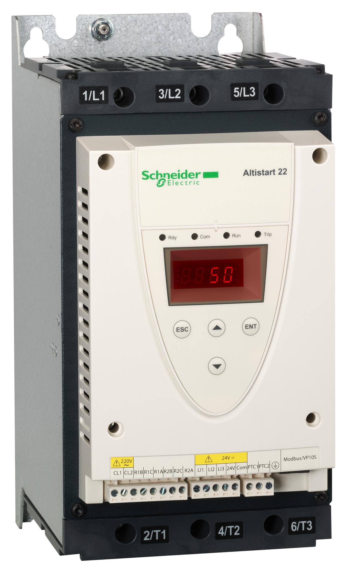ATS22D88S6U MOTOR STARTER, 3-PH, 88A, 600V SCHNEIDER ELECTRIC