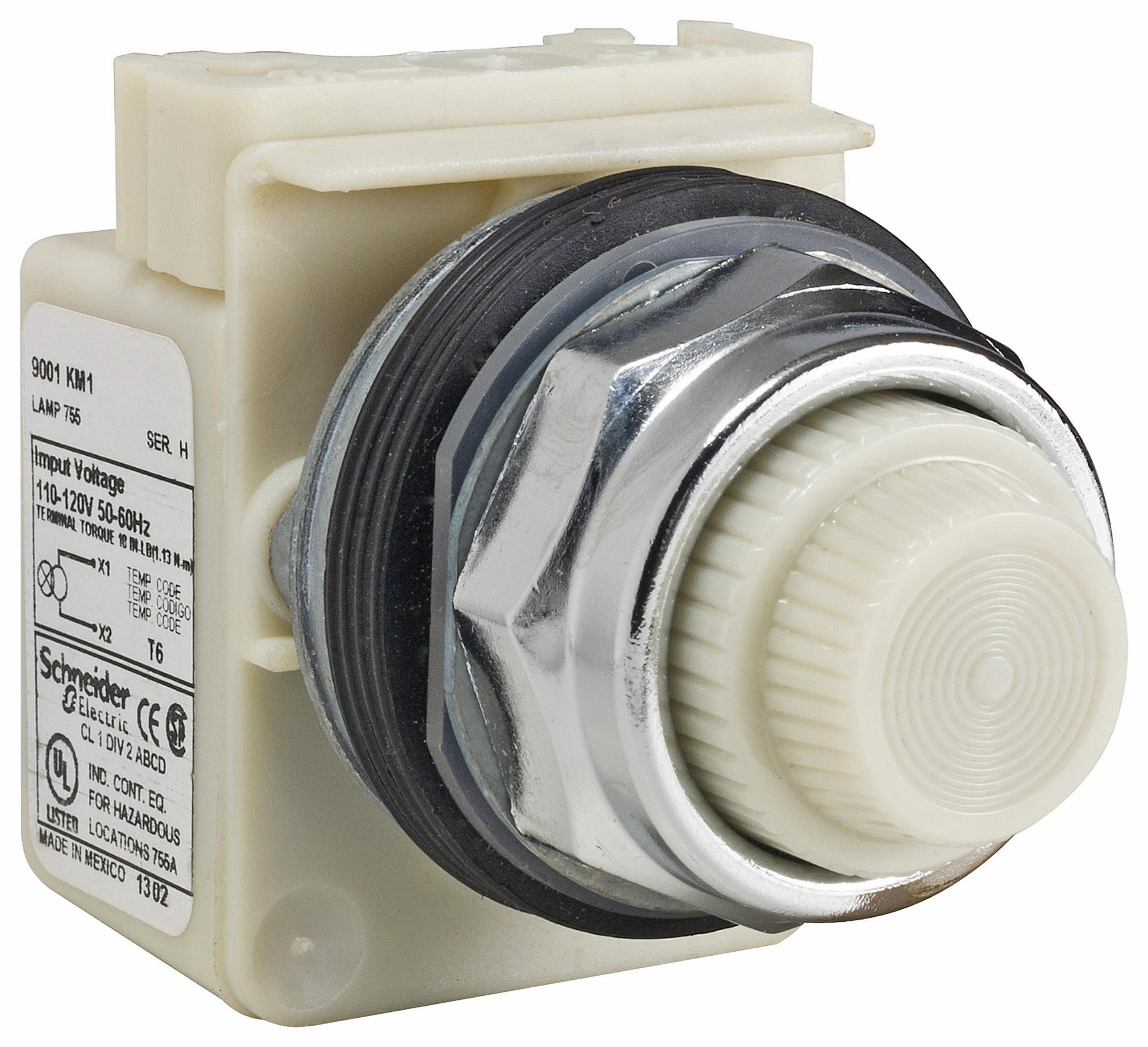 9001KP1W31 INCAND INDICATOR, BA9S, ROUND, 30MM SCHNEIDER ELECTRIC