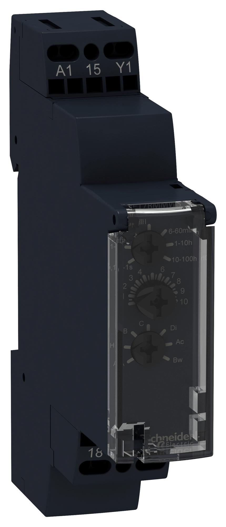 RE17RMJU TIME DELAY RELAY, SPDT, 250V, 8A SCHNEIDER ELECTRIC