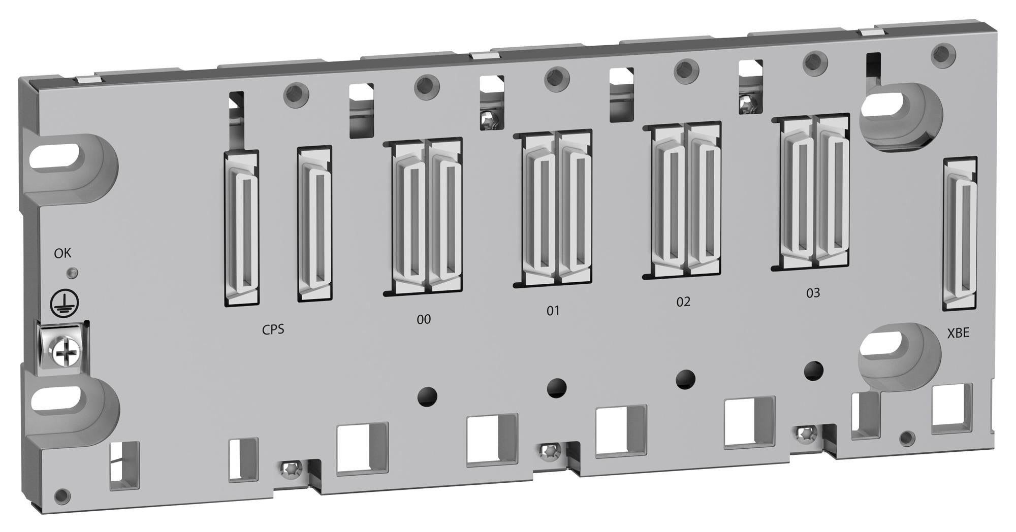 BMEXBP0400H RUGGEDIZED RACK, 4 SLOT SCHNEIDER ELECTRIC