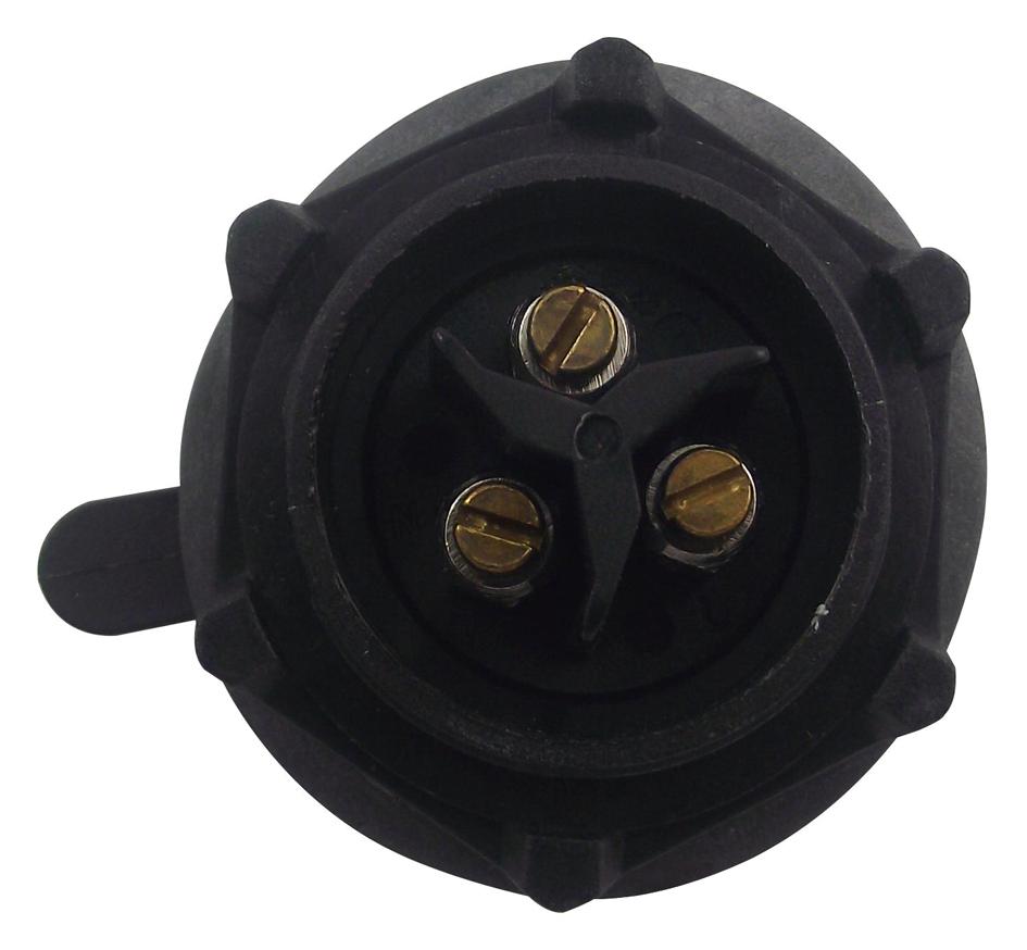 PX0730/P CIRCULAR CONNECTOR, PLUG, 3 WAY, PANEL BULGIN LIMITED