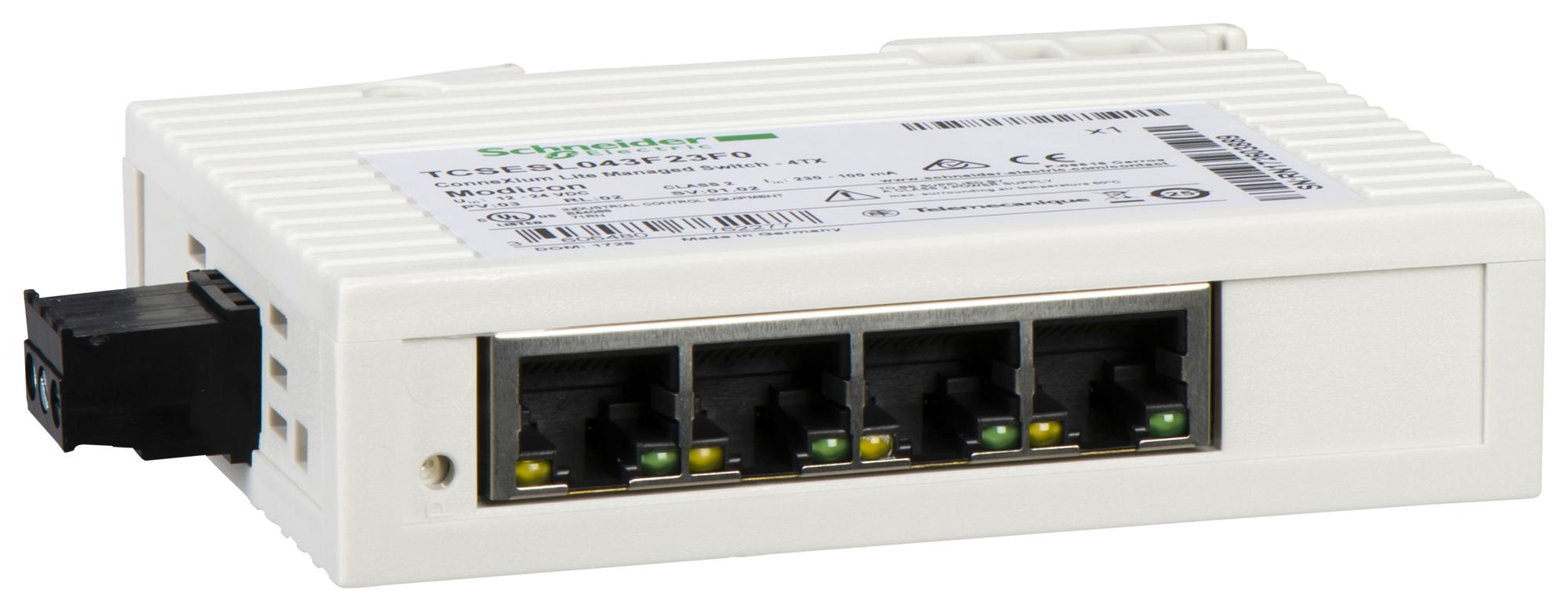 TCSESL043F23F0 LITE MANAGED SWITCH, 60VDC SCHNEIDER ELECTRIC