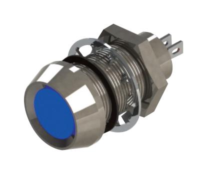 512-930-23 PANEL INDICATOR, BLUE, 12.7MM, 28VDC MARL