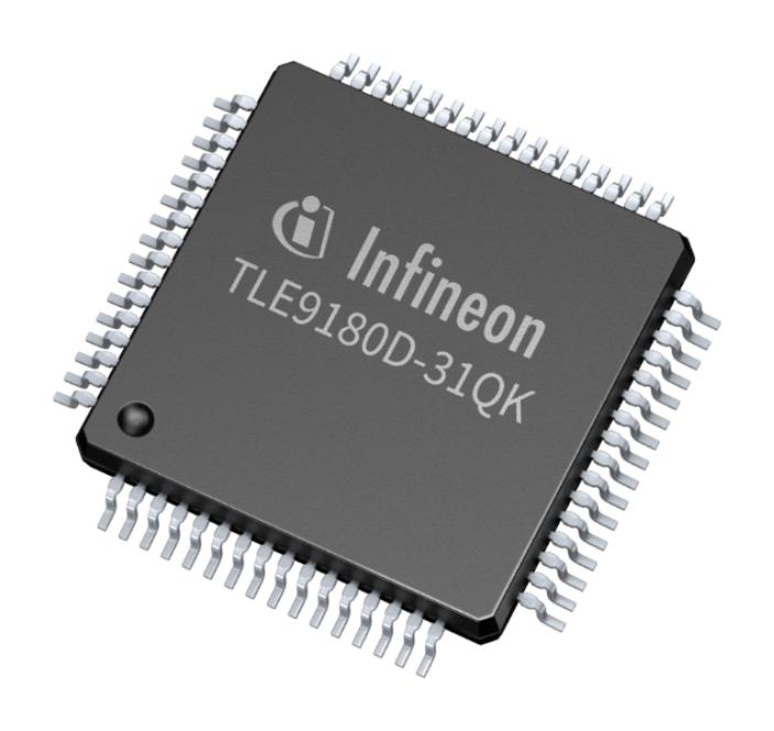 TLE9180D31QKXUMA1 GATE DRIVER, 3-PHASE, LQFP-EP-64 INFINEON