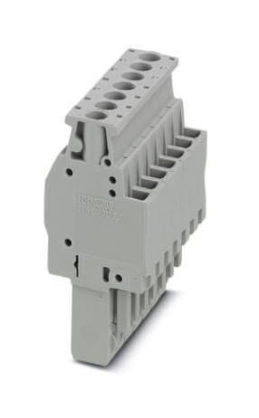 UPBV 2,5/ 7 TERMINAL BLOCK, PLUGGABLE, 7WAY, GREY PHOENIX CONTACT