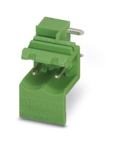 MSTBO 2,5/ 2-G1R TERMINAL BLOCK, HEADER, R/A, 2WAY, TH PHOENIX CONTACT