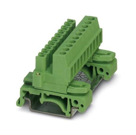 UMSTBVK 2,5/16-STF-5,08 DIN RAIL TB, PLUG-IN BLOCK, 16WAY 12AWG PHOENIX CONTACT