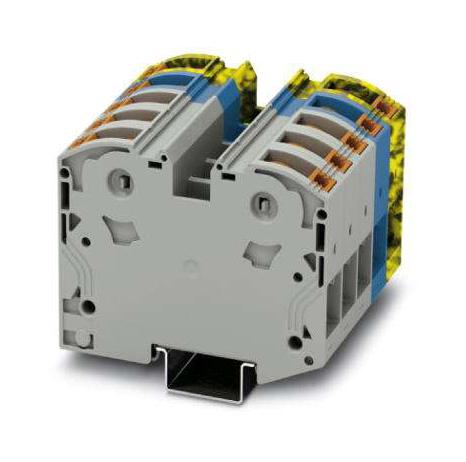 PTPOWER 35-3L/N/FE DINRAIL TERMINAL BLOCK, 10WAY, 2AWG PHOENIX CONTACT