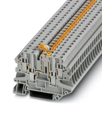UT 4-QUATTRO-MT DIN RAIL TB, KNIFE DISCONNECT, 4P, 10AWG PHOENIX CONTACT