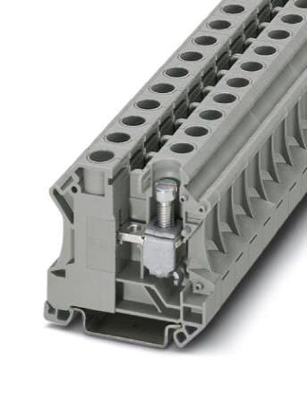 UTI 16 DIN RAIL TERMINAL BLOCK, 2WAY, 4AWG PHOENIX CONTACT