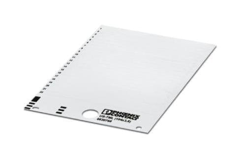 US-TML (104X3,8) MARKER CARD, BLANK, 104MM, WHITE, TB PHOENIX CONTACT