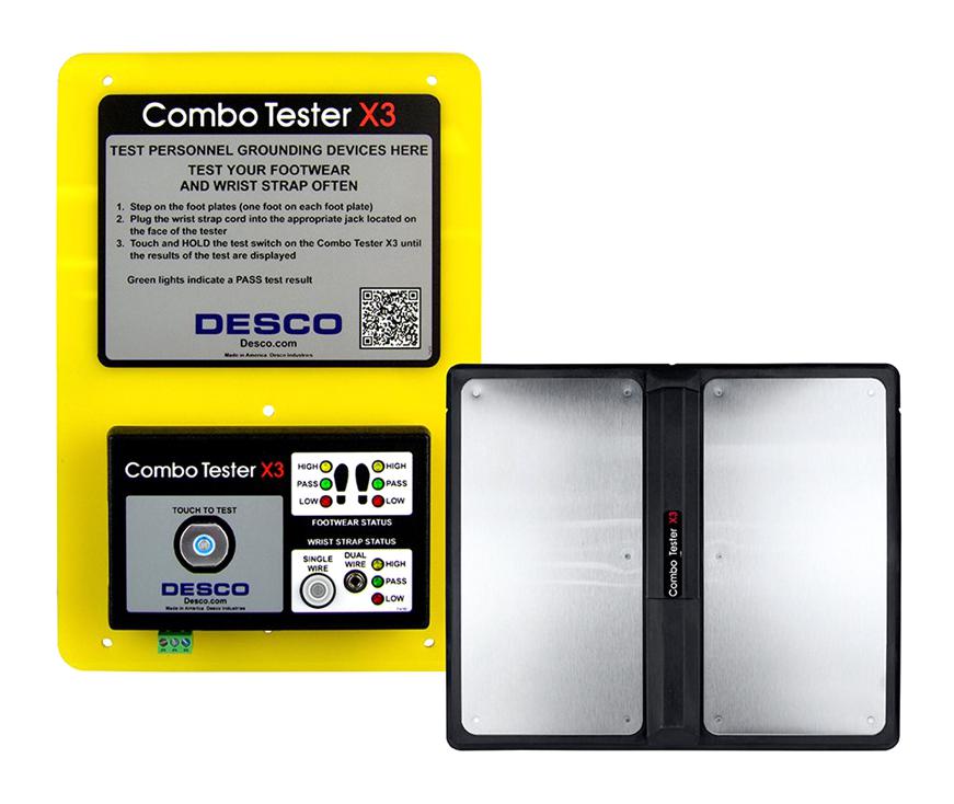 19287 WRIST STRAP & FOOTWEAR TESTER DESCO EUROPE (FORMERLY VERMASON)